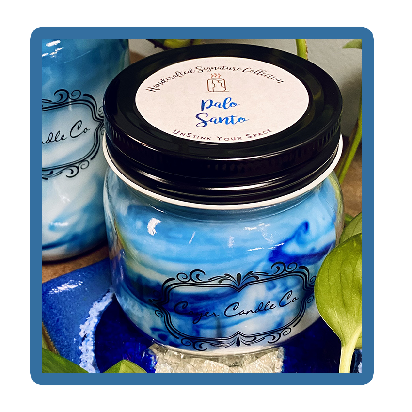 8 oz Candle Jars - Palo Santo