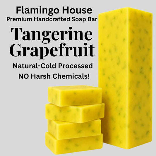 Tangerine & Grapefruit Handmade Natural Soap Bar