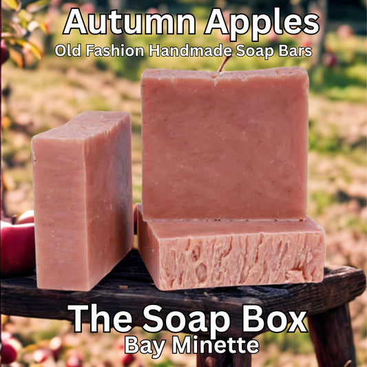 Autumn Apples- Natural Handmade Cold Processed Soap Bar